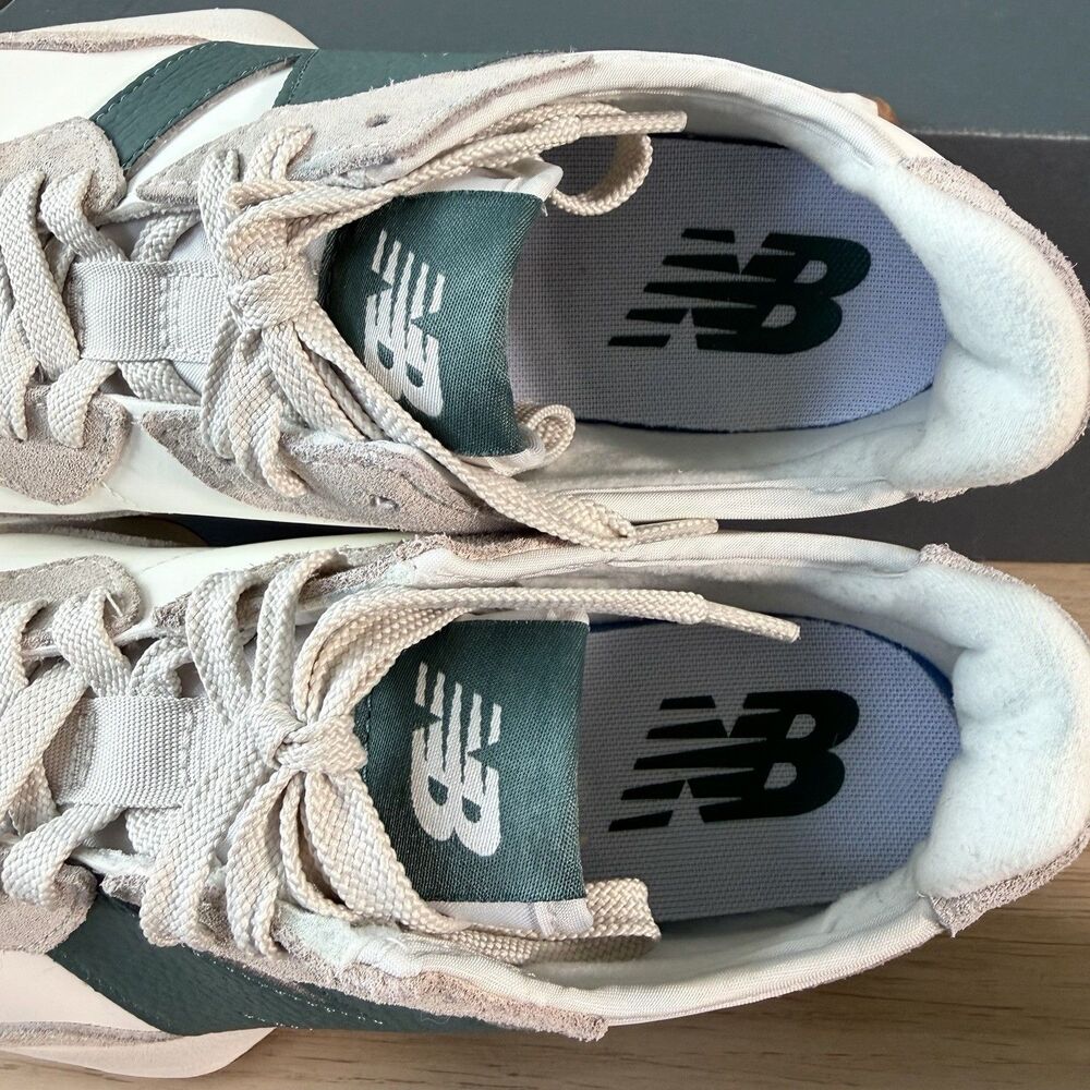 New Balance 327 Moonbeam New Spruce Gray Green Casual Sneakers Women's Size 7.5 - Picture 8 of 12